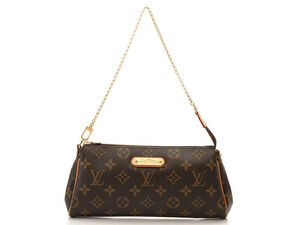 LOUIS VUITTON Eva Handbag Monogram Brown